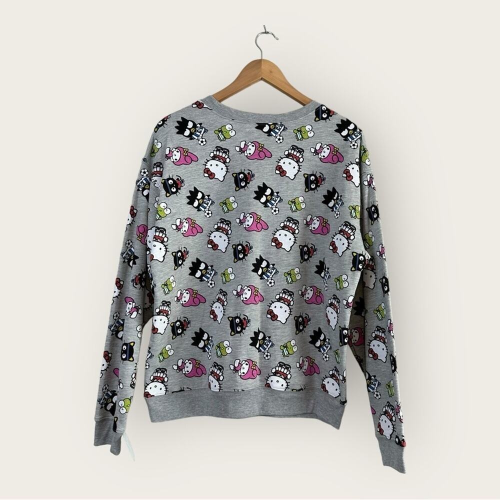 NWT | Hybrid Apparel | Sanrio Hello Kitty & Friends Sweatshirt | Gray | Large - Picture 2 of 8